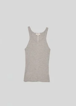 Best AGOLDE Zane Tank In Grey Heather